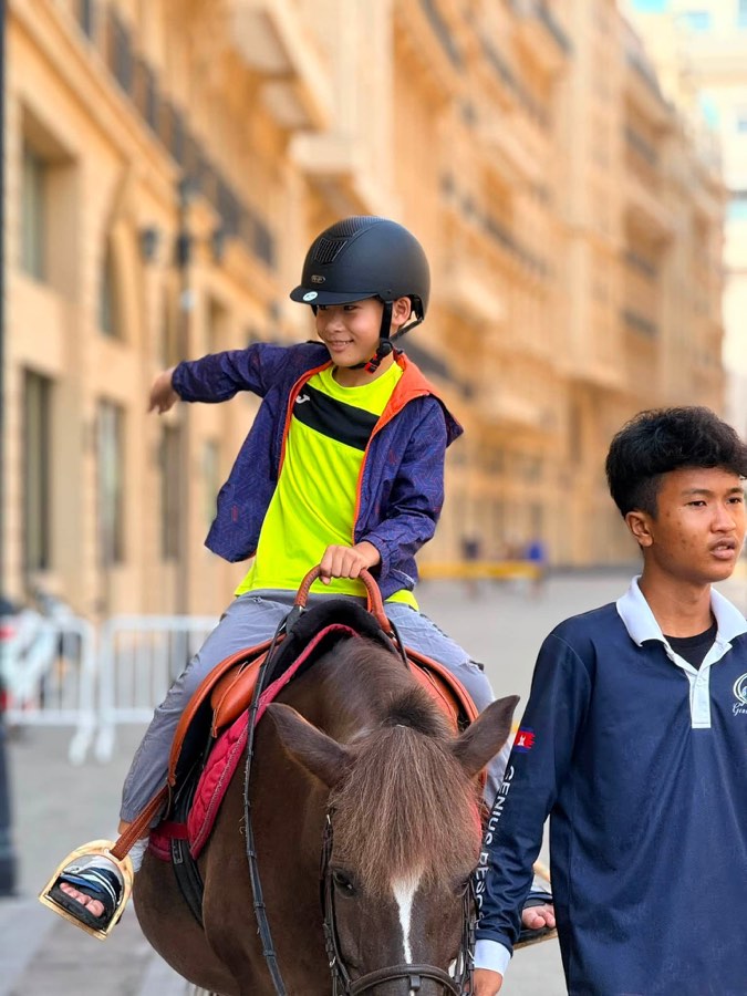 Horse riding activity